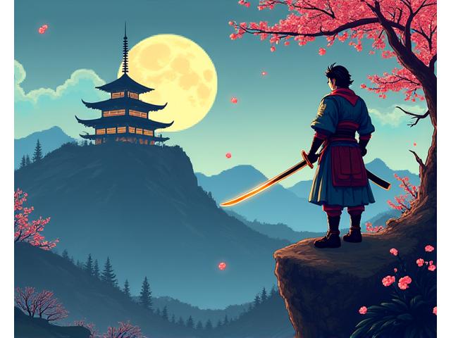 オリジナルゲーム：ピクセル侍のレガシーのカバーアート